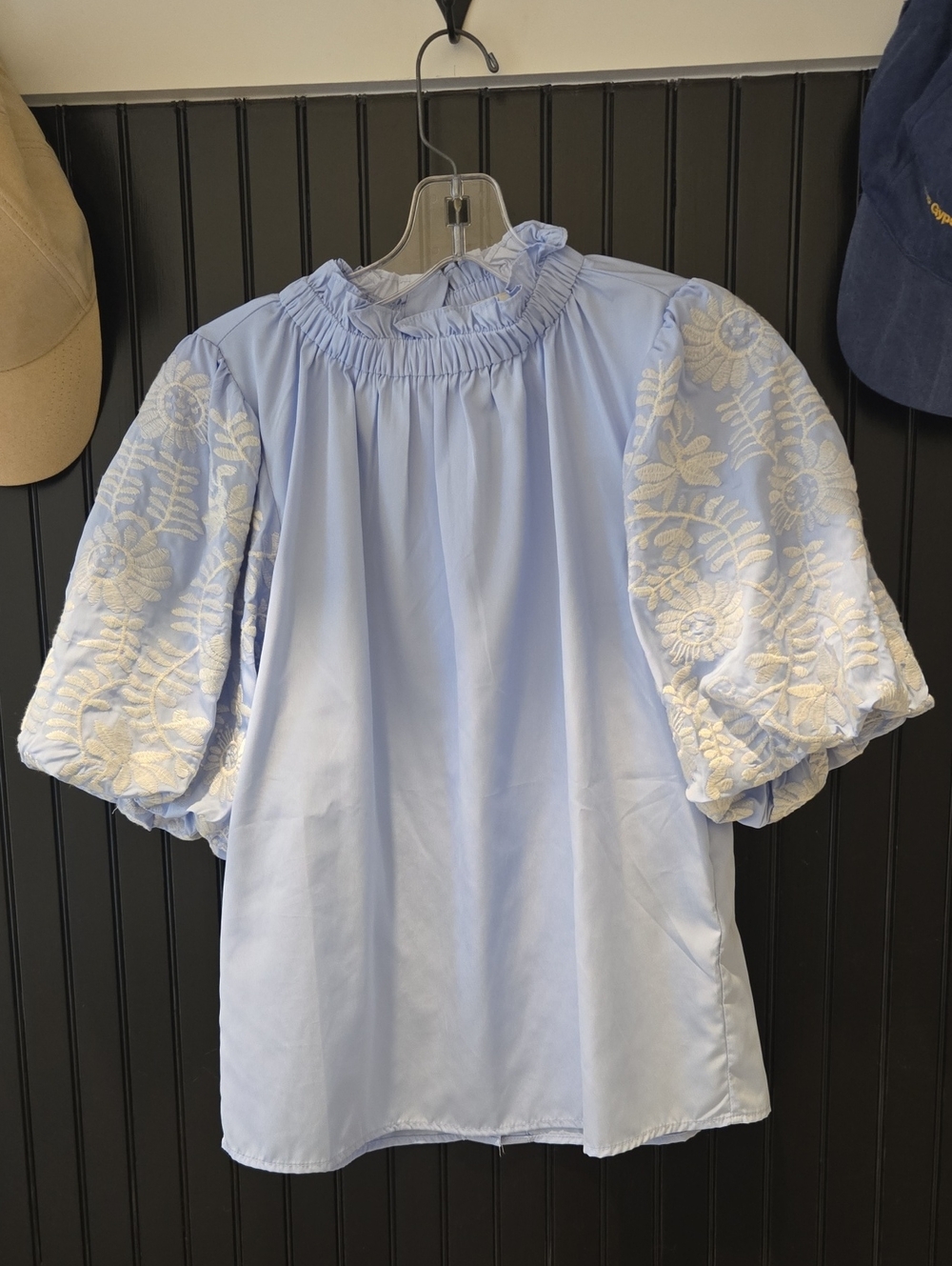 Luminary pale blue top